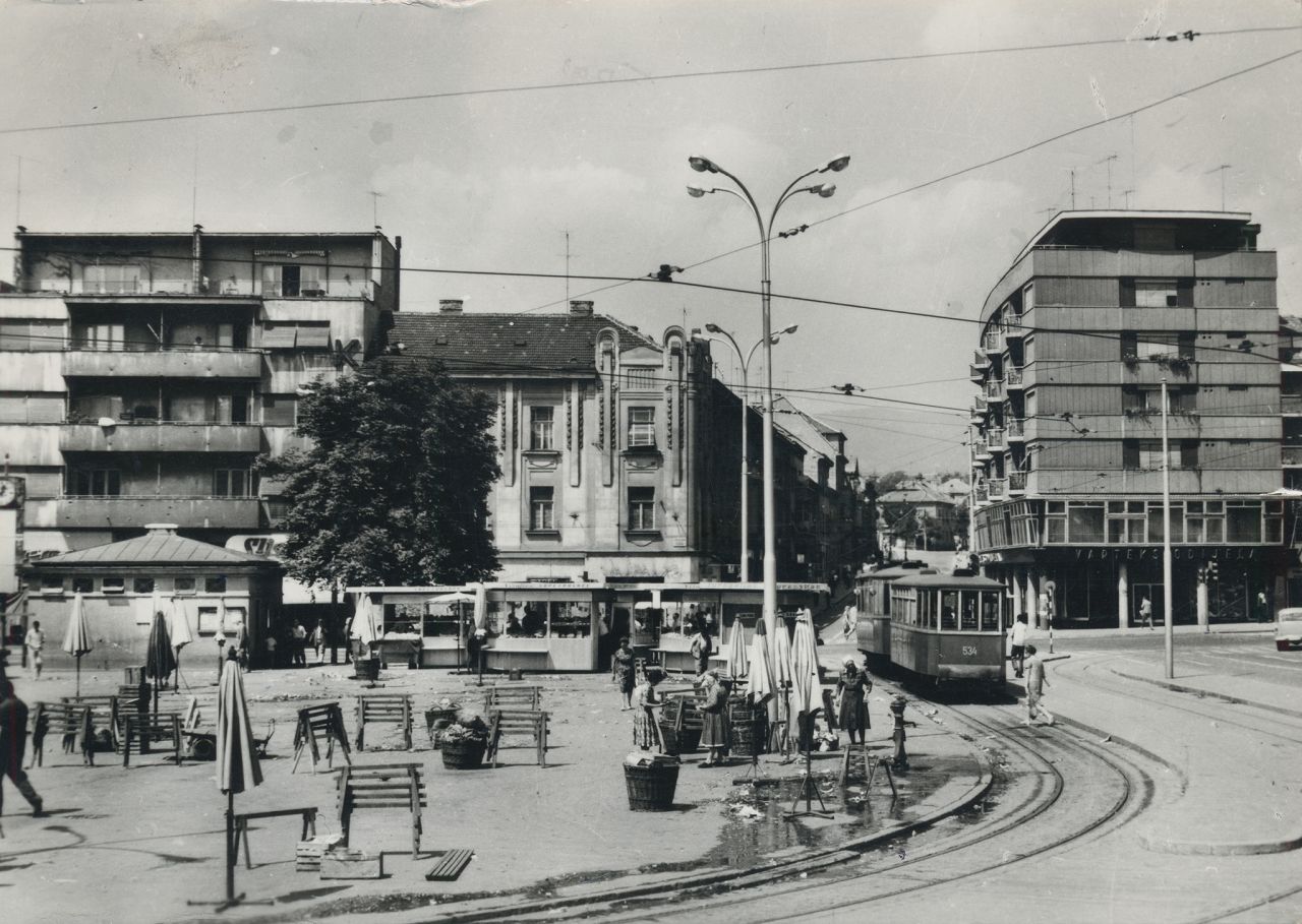 Kvaternikov trg, oko 1960. godine